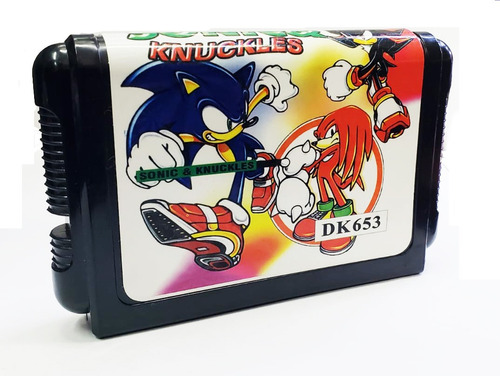 Cartucho Sonic & Knuckles  | Para Consolas 16 Bits Retro -mg