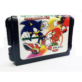 Cartucho Sonic & Knuckles  | Para Consolas 16 Bits Retro -mg