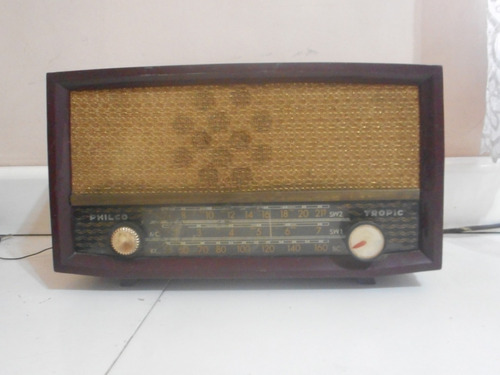 Rádio Valvulado - Philco Tropic - Funciona 