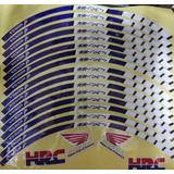 Calcomania Sticker Rin17 Completo Hrc Honda Riders Club Of A