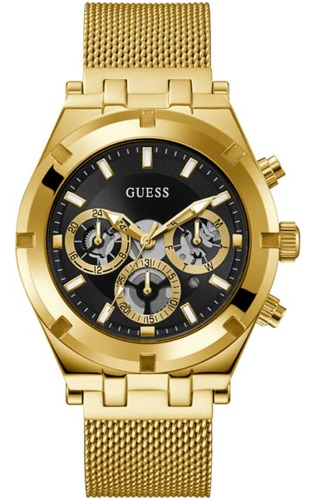 Reloj Pulsera  Guess Gw0582g2 Del Dial Dorado