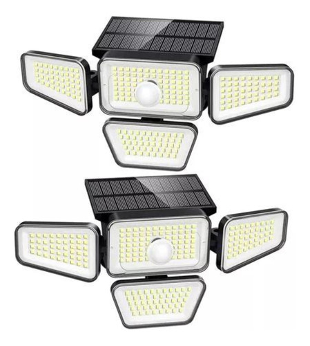 Luces Solares Para Exteriores, 270 Led, 3000 Lm, Sensor De M