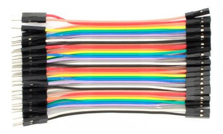 Kit De 40 Cables Jumper - Macho Hembra De 10 Cm - Arduino