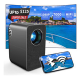 [bluetooth Bidireccional] Mini Proyector Nativo 1080p Con Wi