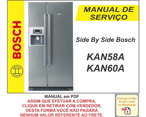 Manual Técnico Serviço Side By Side Bosch  Kan58a Kan60a