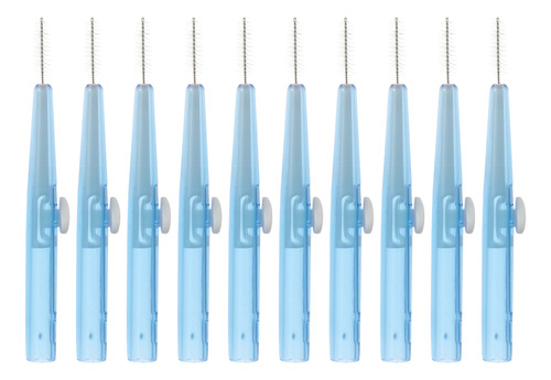 Paquete De 10 Cepillos Interdentales, Palillos De Seda Denta