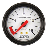 Manómetro Combustible Mecánico Blanca Orlan Rober 413 H 16