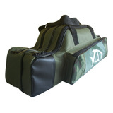 Bolsa Porta Varas Pesca 2 Repartições E Bolso Lateral 70 Cms