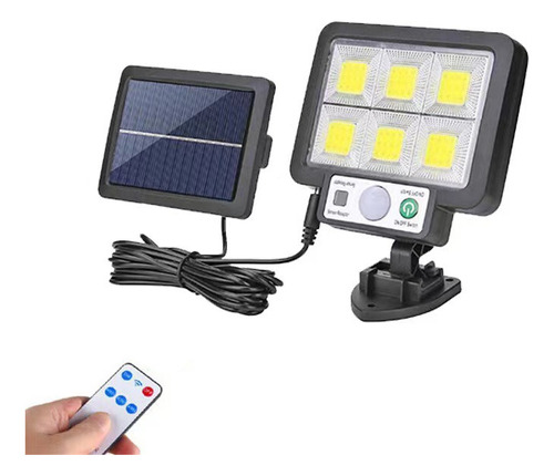 Lámpara Solar Recargable Luz Solar Exterior Jardín 72 Led