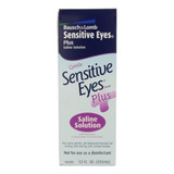 Suero Fisiologico  Sensitive Eyes Plus Solución Salina, 12 O
