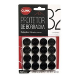 Protetor Pé Cadeira Borracha Eva Redondo Adesivo 32pç 1,9cm