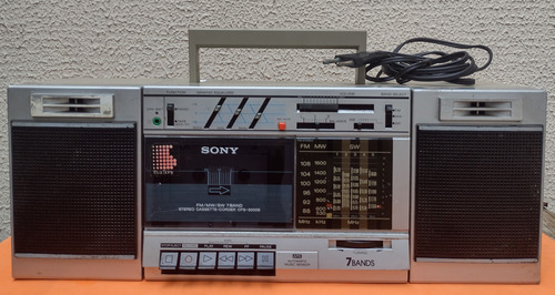 Aparelho De Som Mini System Sony Cfs3000sbs Am/fm Tape Deck 