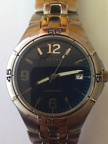 Reloj  Guess Waterpro G65333g Stainless Steel Hombre