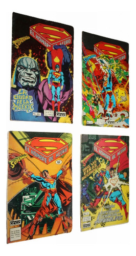 Lote 4 Revistas Superman El Hombre De Acero  Ediciones Cinco