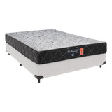 Cama + Box Casal Branca Orthopedic D33 Frete Grátis 138x188