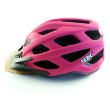 Casco Para Bicicleta Sbk S311 Con Luz Urbano / Mtb / Monop. Color Fucsia Mate Talle L