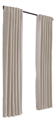 Juego De Cortinas Blackout Textil Presillas Ocultas Oferta! | Envío gratis