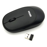 Mouse Inalámbrico Slim Bluetooth Optico Dpi Ajustable Seisa