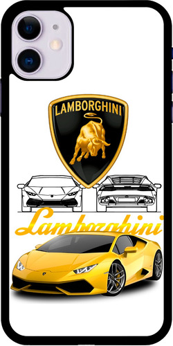 Funda Celular Auto Coche Lamborghini Huracan Amarillo #2