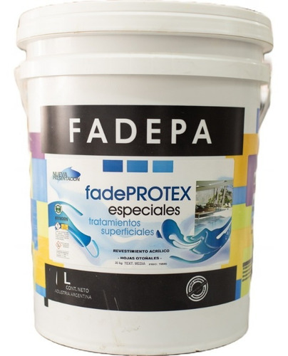 Revestimiento Texturado Impermeable 30 Kg-colores  Fadepa