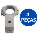 Suporte Lnb Pescoço Longo 2x2 Cm Kit Com 4 Peças