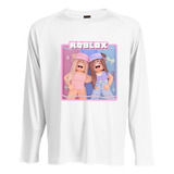 Camiseta Polar Manga Larga Polera Niñas Roblox 2 Niñas