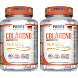 Suplemento Em Cápsula Profit Laboratórios  Específicos Colágeno Hidrolisado Colágeno Colágeno Hidrolisado Em Pote De 140g  Pacote X 2 U