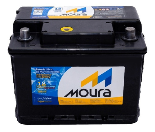 Bateria Auto Moura Mi26ad 12x70 Peugeot 206 Diesel
