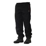 Pantalon Termico Impermeable Con Polar Nieve Negro Jeans710