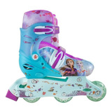 Patines Niña Frozen Ana Y Elsa Ajustables Talla De 4-8 Años