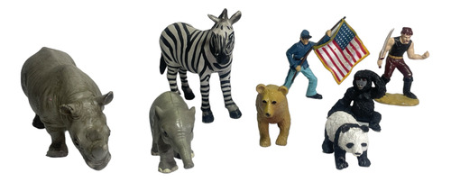 Lote Figuras Coleccionables Schleich Animales Terra Safari