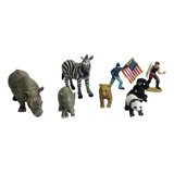 Lote Figuras Coleccionables Schleich Animales Terra Safari