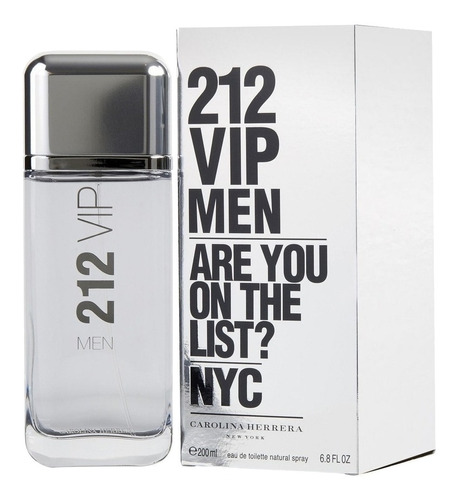 Carolina Herrera 212 Vip  Men Edt 200 ml Masculino Original Lacrado