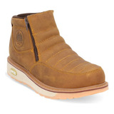 Bota Senderismo 61313pr Goma Logo Grabado Cremallera Hunter