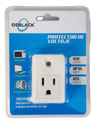 Protector Voltaje Picos 130v Indicador Led Computador Nevera