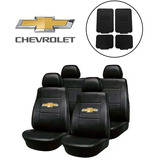 Fundas Asiento Cuerina Chevrolet Corsa Agile + Alfombra 4 Pz
