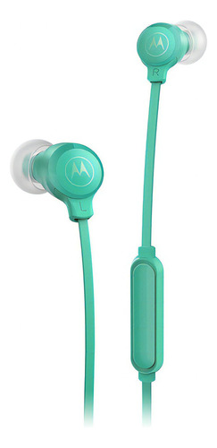 Audifonos Motorola Alámbricos Earbuds 3s Turquesa 3.5mm Amd