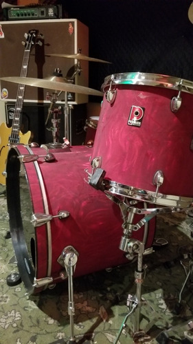 Bateria Premier Apk  Red Satin Flame  1990's Inglesa, Unica!