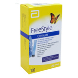 Freestyle Optium 100 Tiras De Glicemia