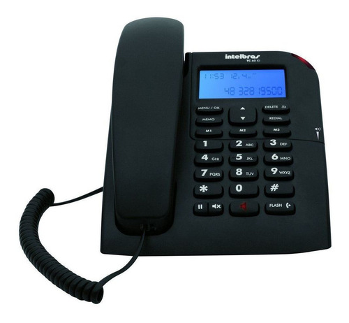 Telefone Com Fio Intelbras Tc 60 Id Identificação De Chamada