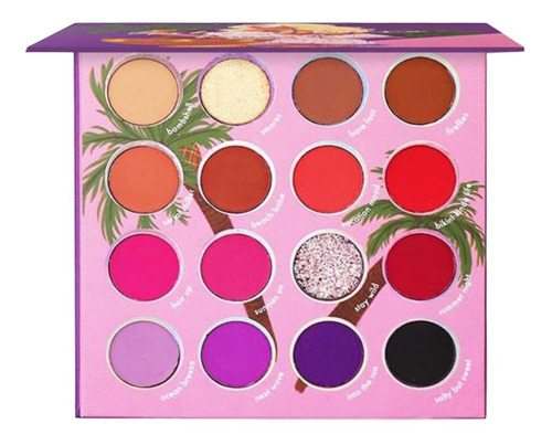 Paleta De Sombras Girls Just Wanna Have Sun Kara Beauty