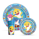 Set Promoción Baby Shark: Plato + Vaso Sport + Bowl