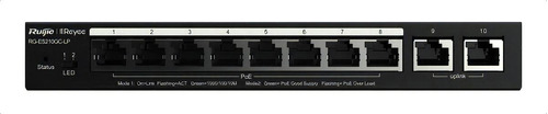 Switch 10 Puertos Ruijie Gigabit Poe Rg-es210gc-lp