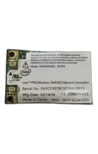 Placa Wifi Intel Wm3945abg