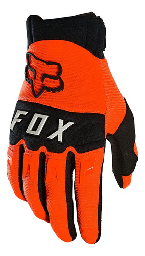 Guantes Fox Dirtpaw Glove 21 De Color Naranja Para Motocross, Talla M