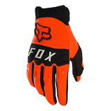 Guantes Fox Dirtpaw Glove 21 De Color Naranja Para Motocross, Talla M