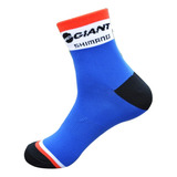 Medias Ciclismo Bicicletas Ruta Mtb Giant Azul Blanco Rojo