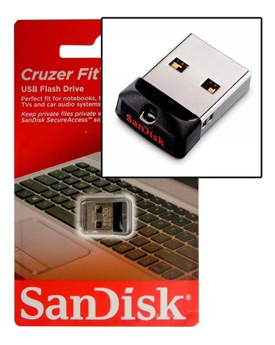 Pen Drive 16gb Sandisk Ultra Mini Micro Cruzer Fit Nano 