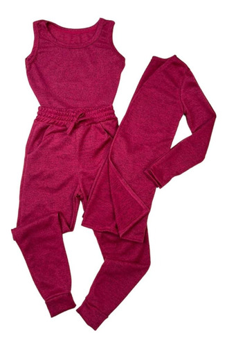 Conjunto Infantil Meninas Moda Inverno 3 Peças Blogueirinha