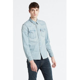 Camisa De Jean Levis Hombre Classic Western Shirt  Azul